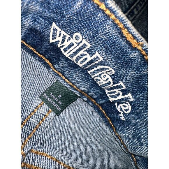 NEW WITH TAGS Wild Fable Womens Denim A Line Skirt Blue Pockets  Medium Wash sma - Picture 4 of 4